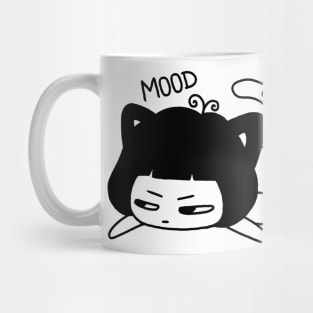 Cute Character Design 'Bad Mood' | Kawaii Chibi Character | Cute Emoticon Design | By Atelier Serakara Mug